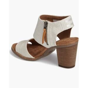 Toms Majorca Cutout Side Zipper Sandal Natural 8